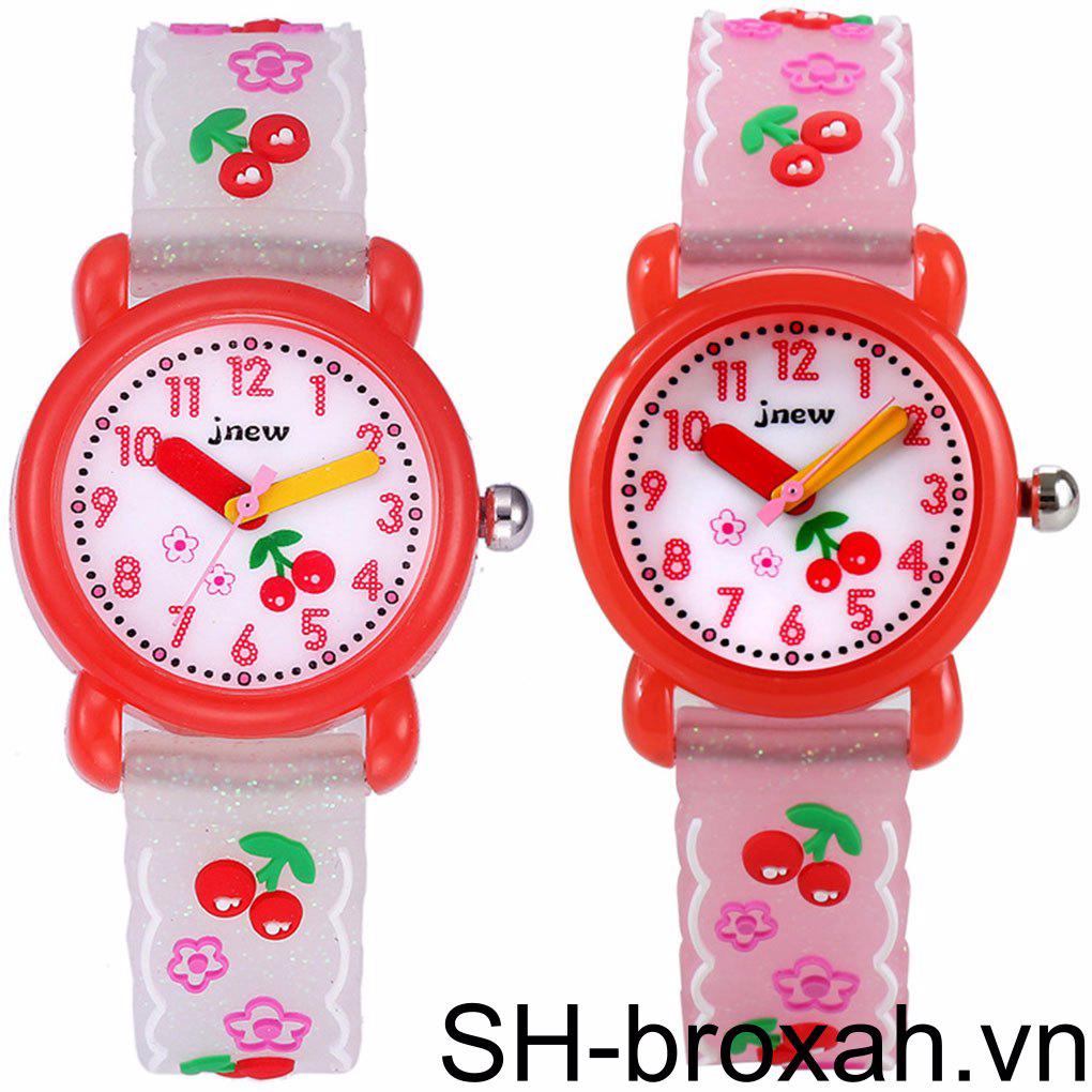 Đồng Hồ Đeo Tay Hoạt Hình 3D Xinh Xắn Dành Cho Bé