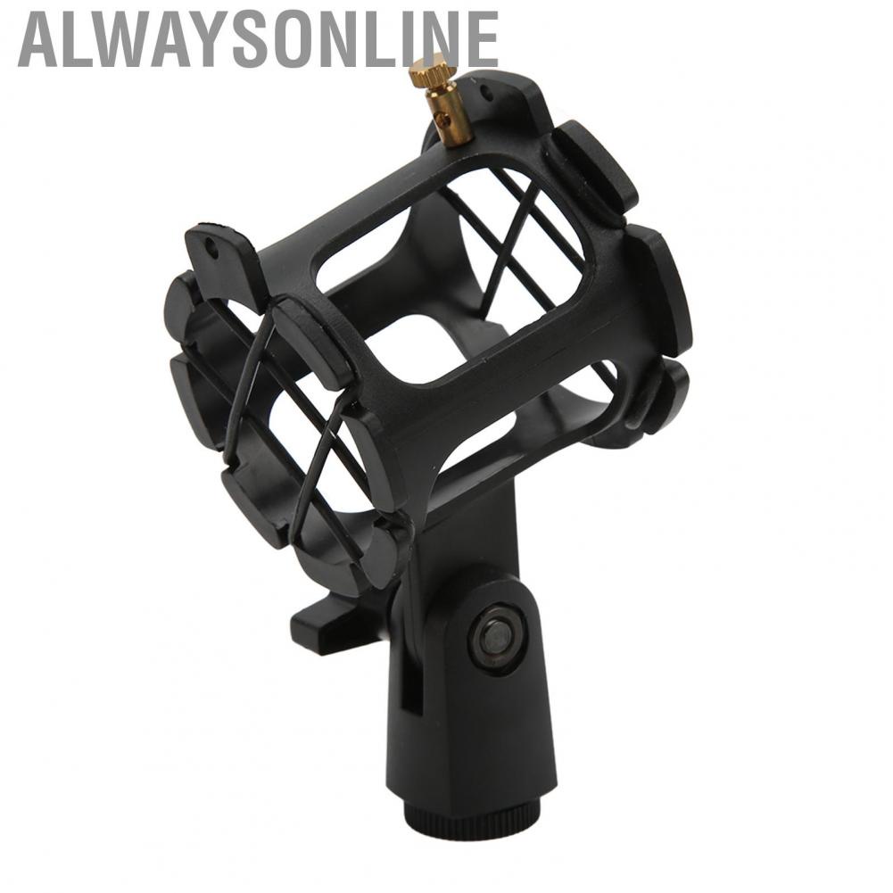 Alwaysonline Microphone Holder  Good Toughness Shock Mount for Live Broadcast Conference