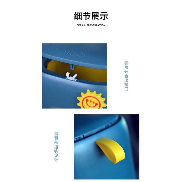 Car Trash Can Air Outlet Cartoon Cute Front Co-Pilot Car Interior Rear Seat Mini Hanging Bucket 4hbc