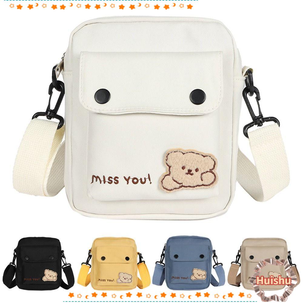 Túi Đeo Vai Mini Họa Tiết Gấu Hoạt Hình Dễ Thương