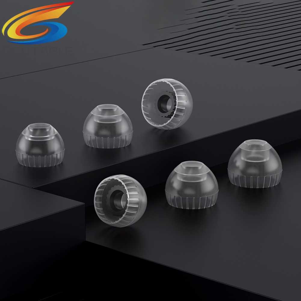 Set 3 Cặp Nút Bọc Bảo Vệ Tai Nghe Nhét Tai Bằng Silicon Tiện Dụng