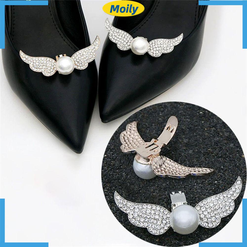 Moilyvn Phụ Kiện Trang Sức Kẹp Giày Cô Dâu Quyến Rũ