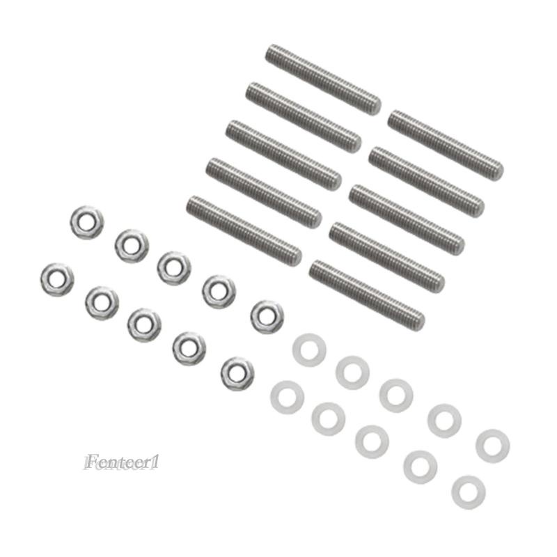 [Fenteer1] Bu Lông Đinh Tán Nạp Đầu Vào Bằng Thép Không Gỉ Cho Ống Xả