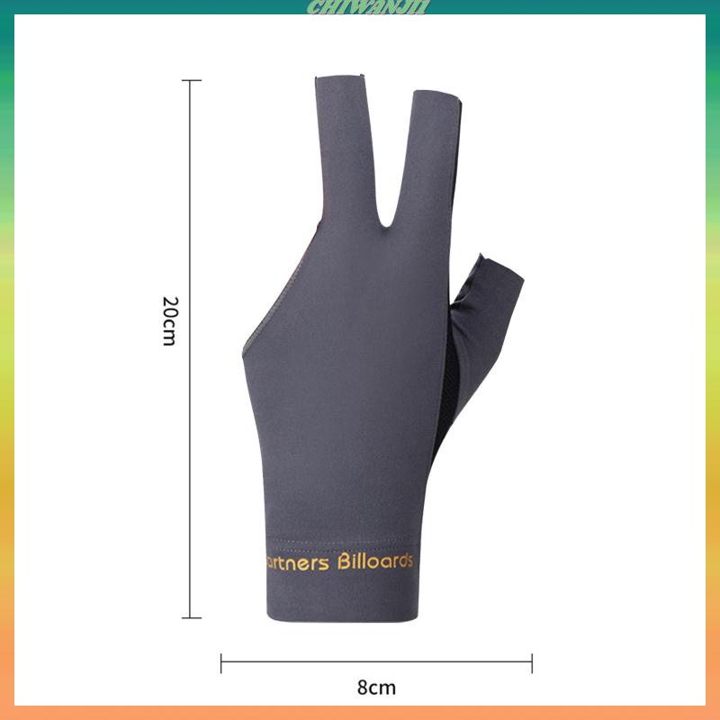 Găng Tay Trái Chơi Bida 3 Ngón Chống Trượt Thoáng Khí