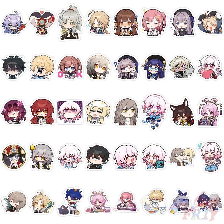 Bộ 80 Món Đồ Chơi Độc Đáo ❉ Honkai: Star Rail Series 01 Nhãn Dán ❉ Sticker Dán Tường Chống Thấm Nước Họa Tiết Doodle Hợp Thời Trang