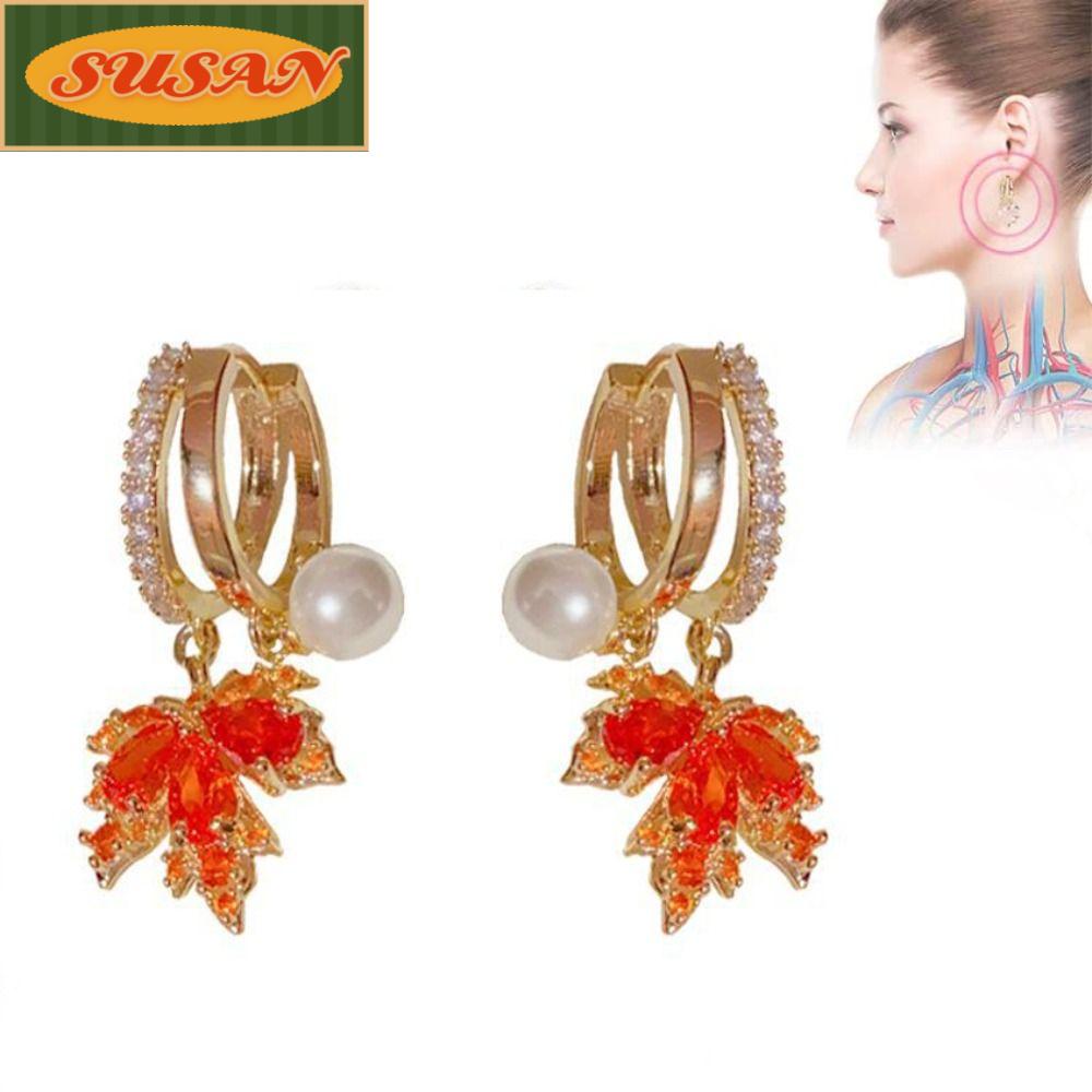 Bông Tai Nam Châm SUSANS Lymphatic Làm Quà Tặng Trang Sức Giảm Căng Thẳng