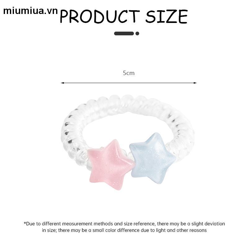 Miumiua🔮Kẹp Tóc Hình Ngôi Sao Năm Cánh Màu Sắc y2k Dễ Thương Dành Cho Bé Gái