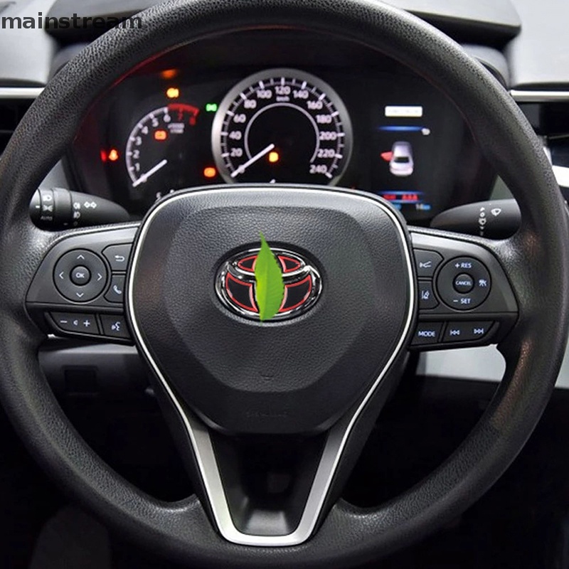 Miếng Dán Logo Trang Trí Vô Lăng Xe Hơi Toyota