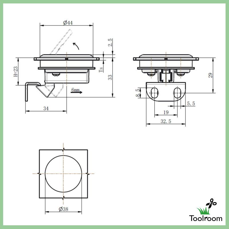 Chốt Kéo Cửa Tủ Cứng Chắc Chắn Chất Lượng Cao