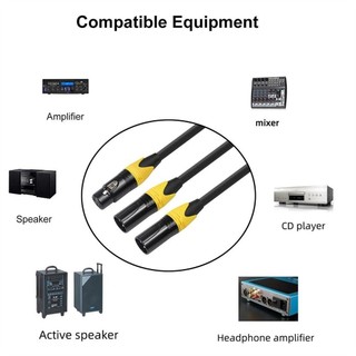 Cáp Chia Tín Hiệu Âm Thanh 3FT 100CM Cho Microphone