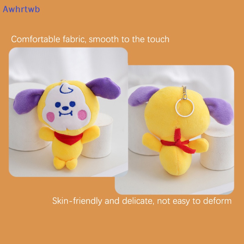 Móc Khóa Hình Thú Nhồi Bông Thỏ Hồng Đáng Yêu Mới