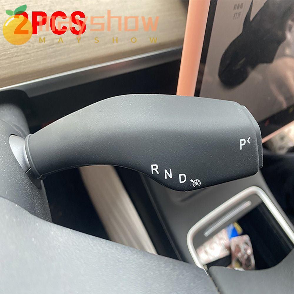 Set 2 Vỏ Bọc Bảo Vệ Cần Số Xe Hơi Tesla Model 3 / Y