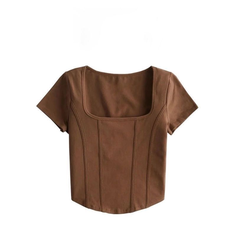 Áo Kiểu Tay Ngắn Dáng Ôm Trẻ Trung Quyến Rũ Dành Cho Nữ