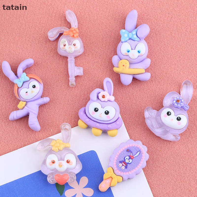 Tatain Phụ Kiện Kẹp Tóc / Điện Thoại Bằng Resin Thủ Công DIY Đáng Yêu