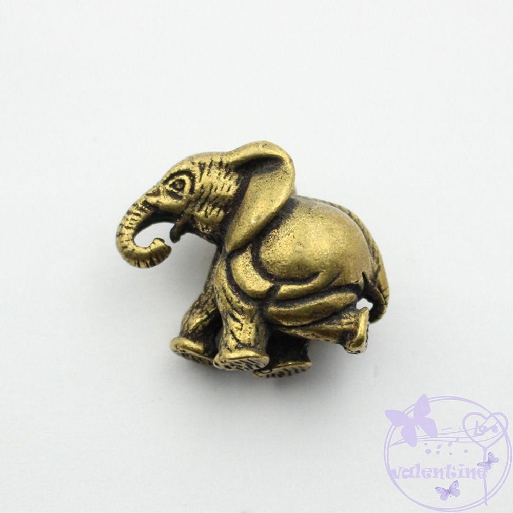 Đồ trang trí Voi Mini Bằng Đồng Thau Nguyên Chất Dùng Trang Trí Bàn