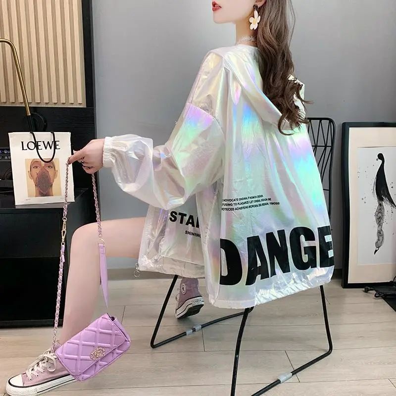 Áo Khoác Cardigan Mỏng Chống Nắng Dáng Rộng Phong Cách Phương Tây Thời Trang Mùa Hè Cho Nữ