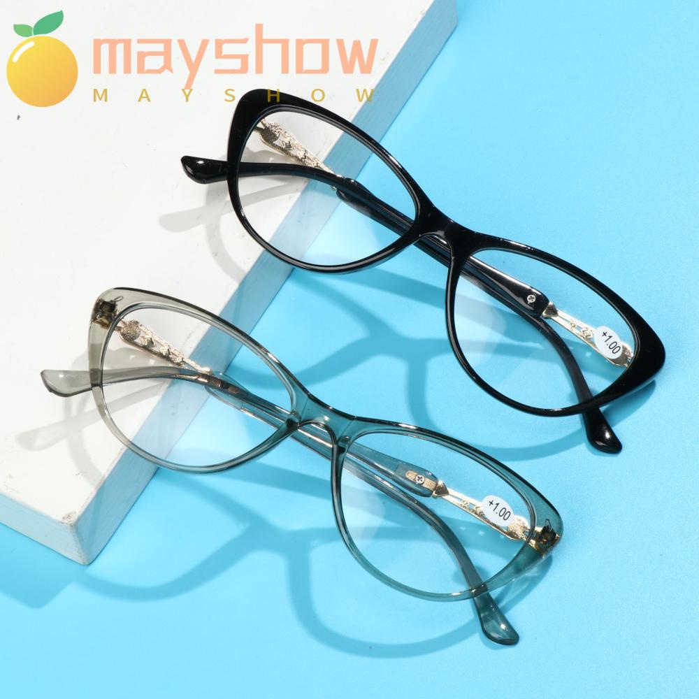 Kính Đọc Sách Mắt Mèo Chăm Sóc Mắt Cho Nam Nữ MAYSHOW + 1.0 ~ + 4.0