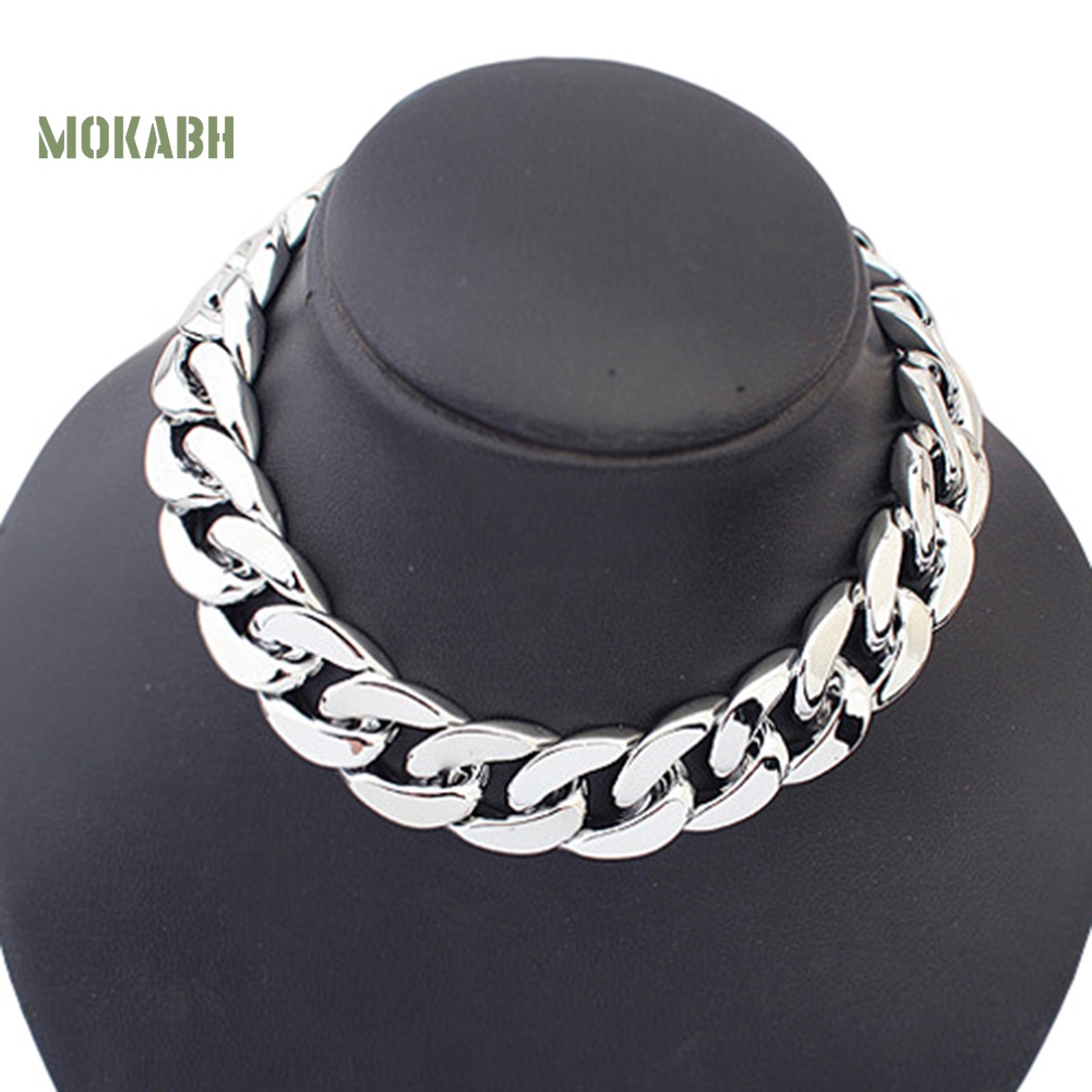 Vòng Cổ Choker Dây Xích Đơn Giản Dễ Phối Đồ Phong Cách Punk Phá Cách Dành Cho Nữ