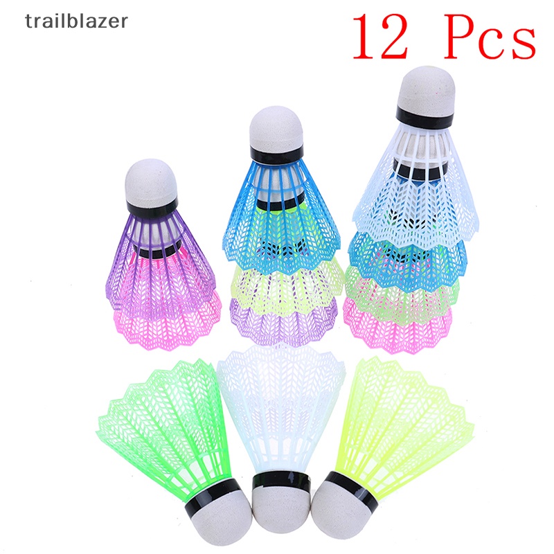 Set 12 Quả Cầu Lông Bằng Nhựa Cao Cấp Chuyên Dụng Tập Luyện