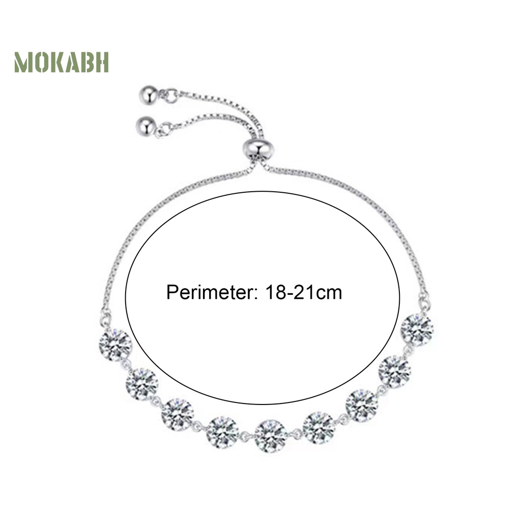 Vòng Đeo Tay Đính Đá Zircon Thời Trang Dành Cho Nữ