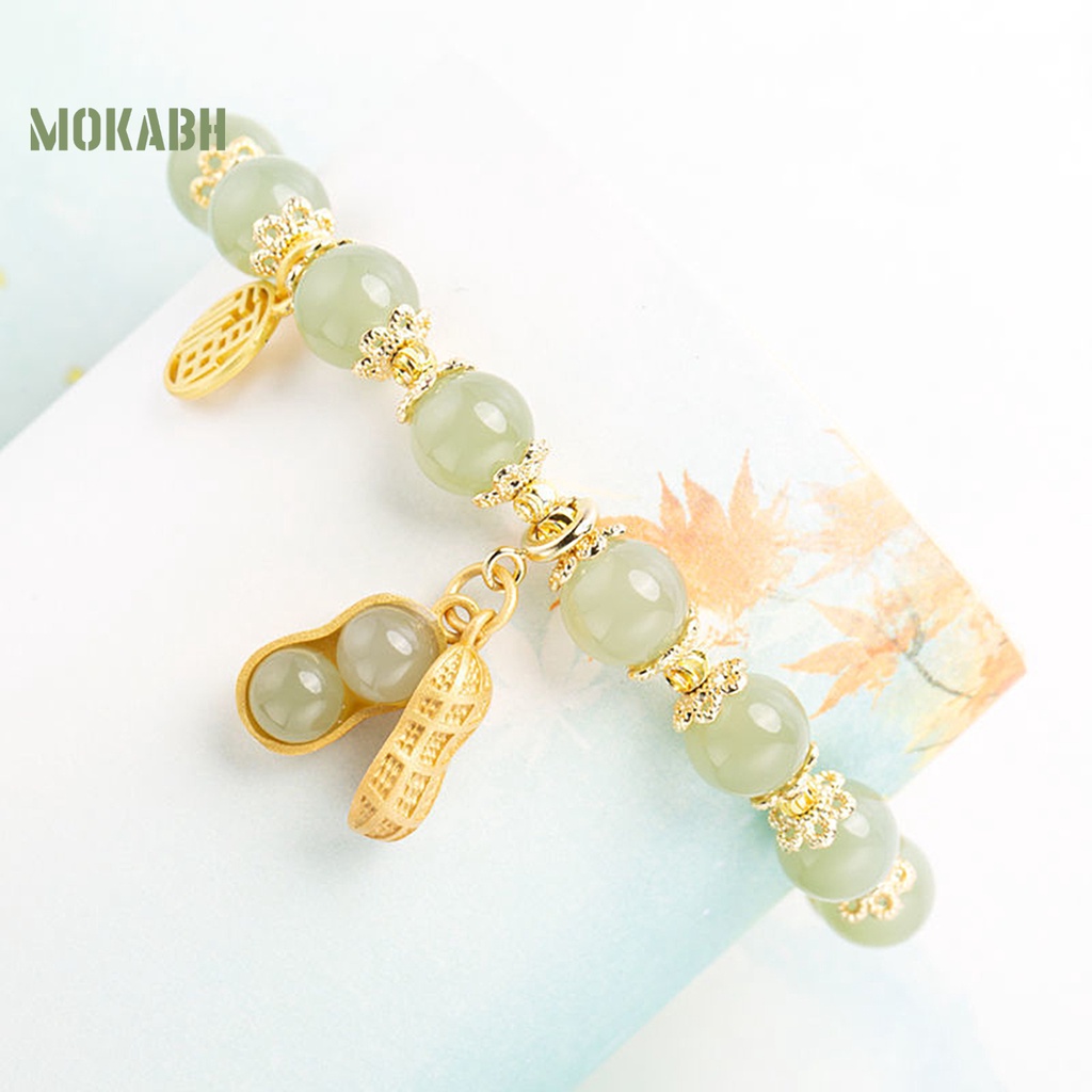 [Mới] Vòng Tay Chuỗi Hạt Ngọc Biểu Tượng Tốt Nhỏ Gọn Tối Giản Sang Trọng