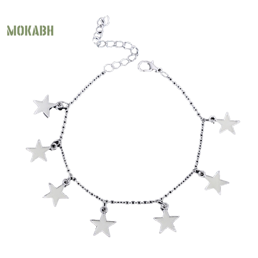 [Hot] Lắc Chân Hình Hoa Ngôi Sao Trái Tim Phát Sáng Trong Bóng Tối Cho Nữ