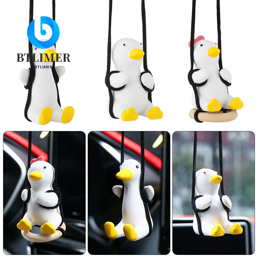 Phụ Kiện Trang Trí Gương Chiếu Hậu Xe Hơi Hình Chú Vịt Dễ Thương