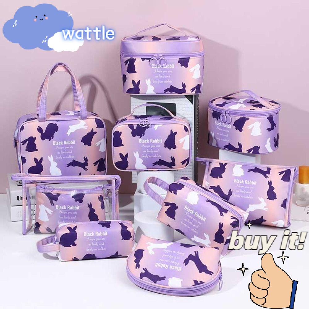 Túi Đựng Mỹ Phẩm Sức Chứa Lớn Có Khóa Kéo Đa Năng Tiện Dụng Ốp