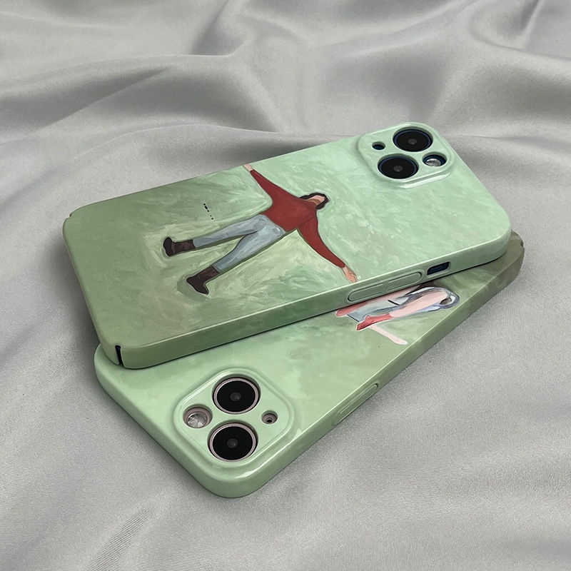 Ốp Điện Thoại Siêu Mỏng Họa Tiết Cỏ Sáng Tạo Cho Iphone 11781412Phim Shell proipone13promax Toàn Diện Độc Quyền O0YB