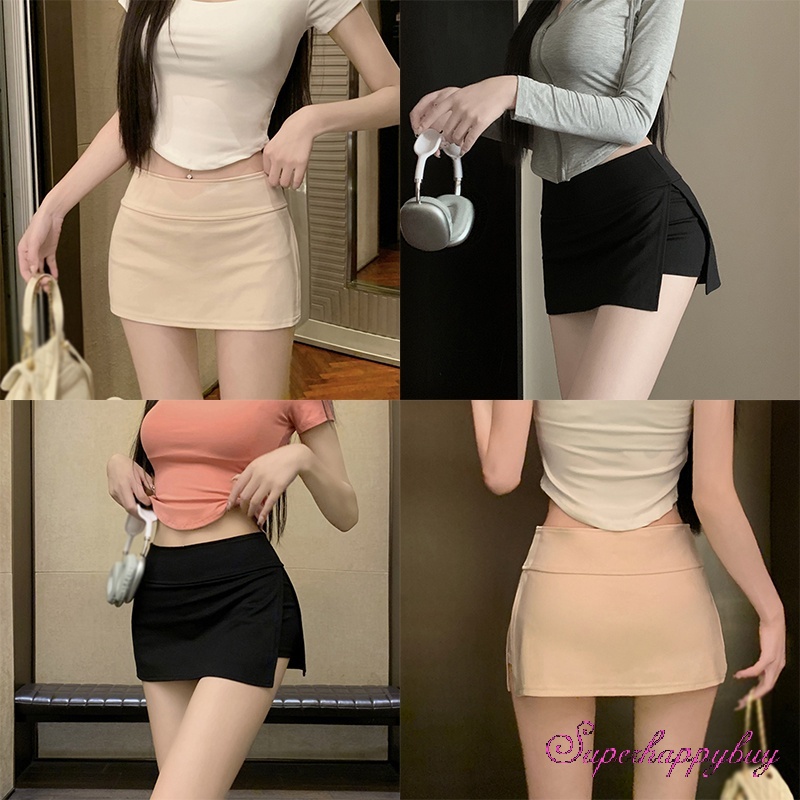 Chân Váy Thể Thao Lưng Cao Màu Sắc Thời Trang Mùa Hè Cho Nữ
