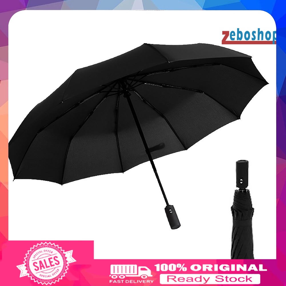 Dù Gấp Tự Động Chống Tia UV / Nước / Gió Nhỏ Gọn Tiện Dụng Cho Nam Và Nữ