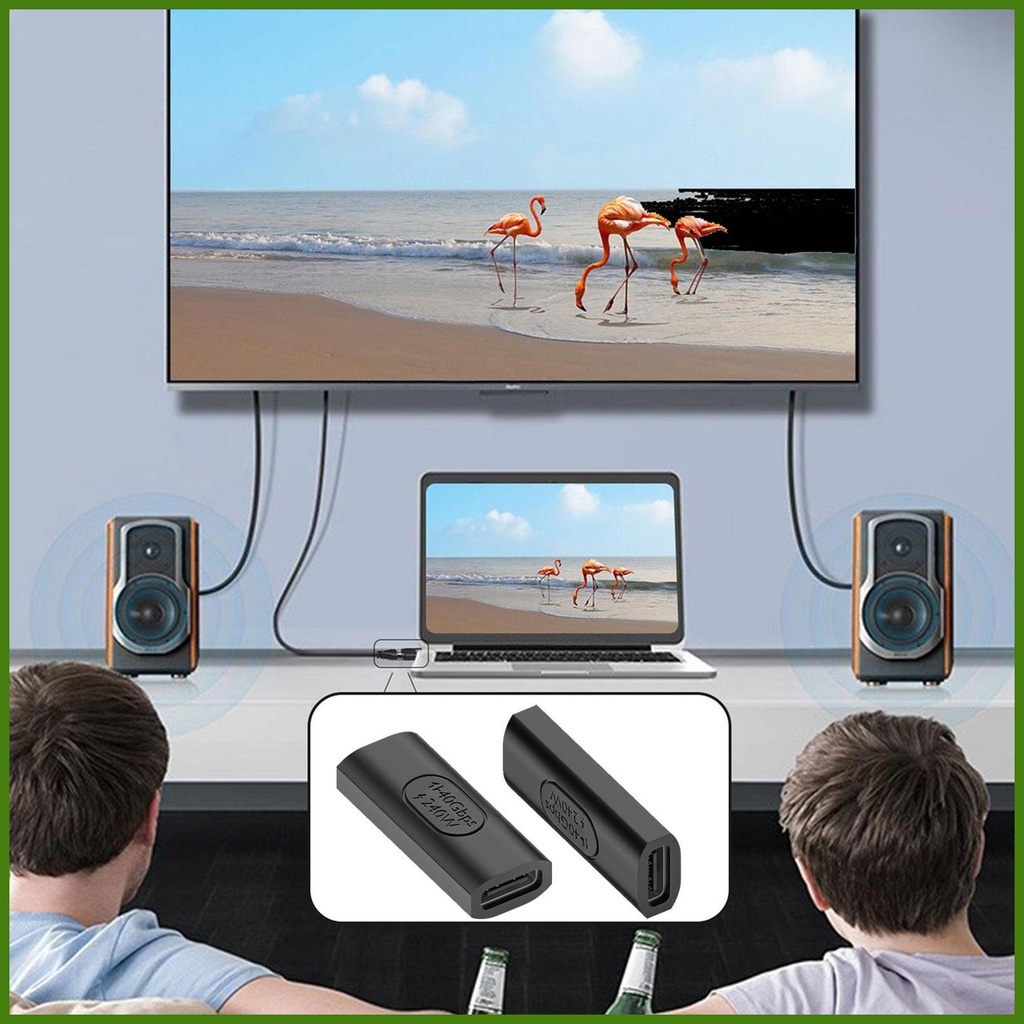 Usb C Góc Phải 240W 40Gbps USB 4.0 8K HD Đầu Ra rdavn