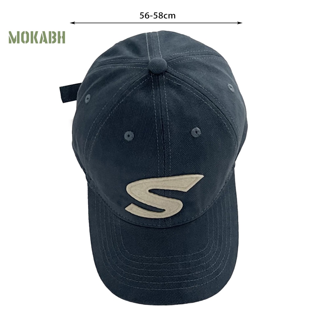 Mũ Lưỡi Trai Thêu Chữ Màu Sắc Thoáng Khí Chống Tia UV Phong Cách Hip Hop Thời Trang Cho Nam Và Nữ