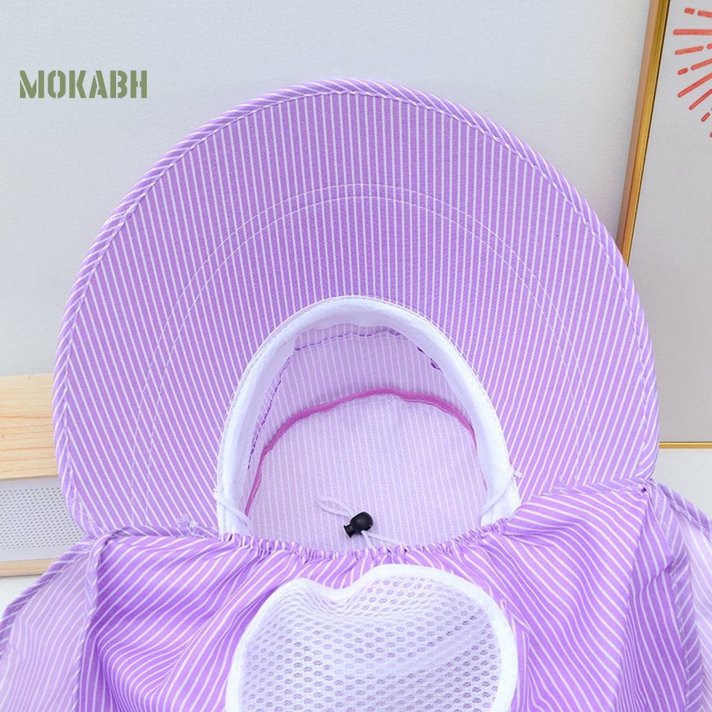 Nón Rộng Vành Chống Nắng Chống Tia UV Thoáng Khí Kèm Băng Đô Co Giãn Dành Cho Nữ