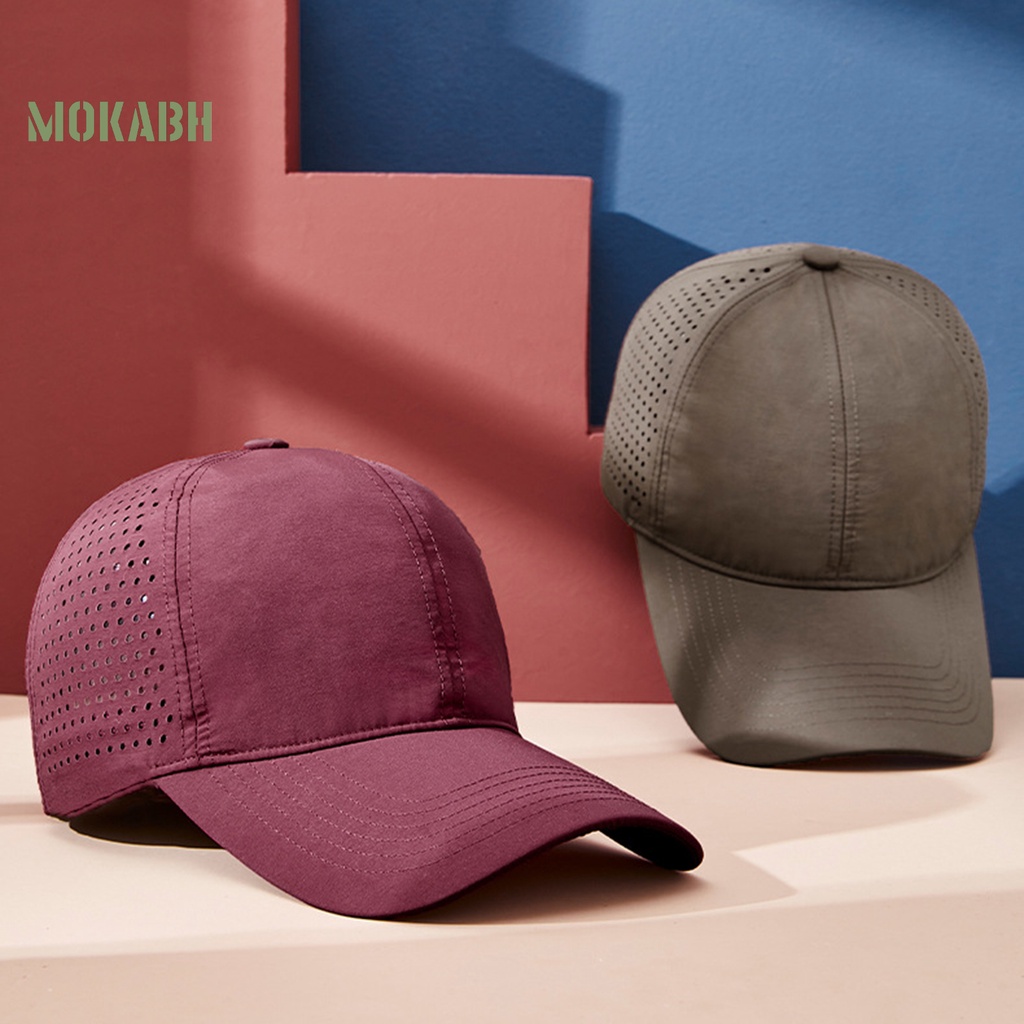 Mũ Lưỡi Trai Chống Nắng Thiết Kế Đục Lỗ Thời Trang Xuân Hè Cho Nam Và Nữ