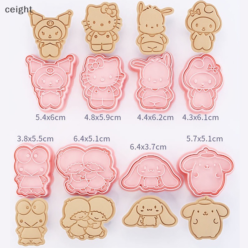 Set 8 Khuôn Làm Bánh Quy Hình Hoạt Hình DIY