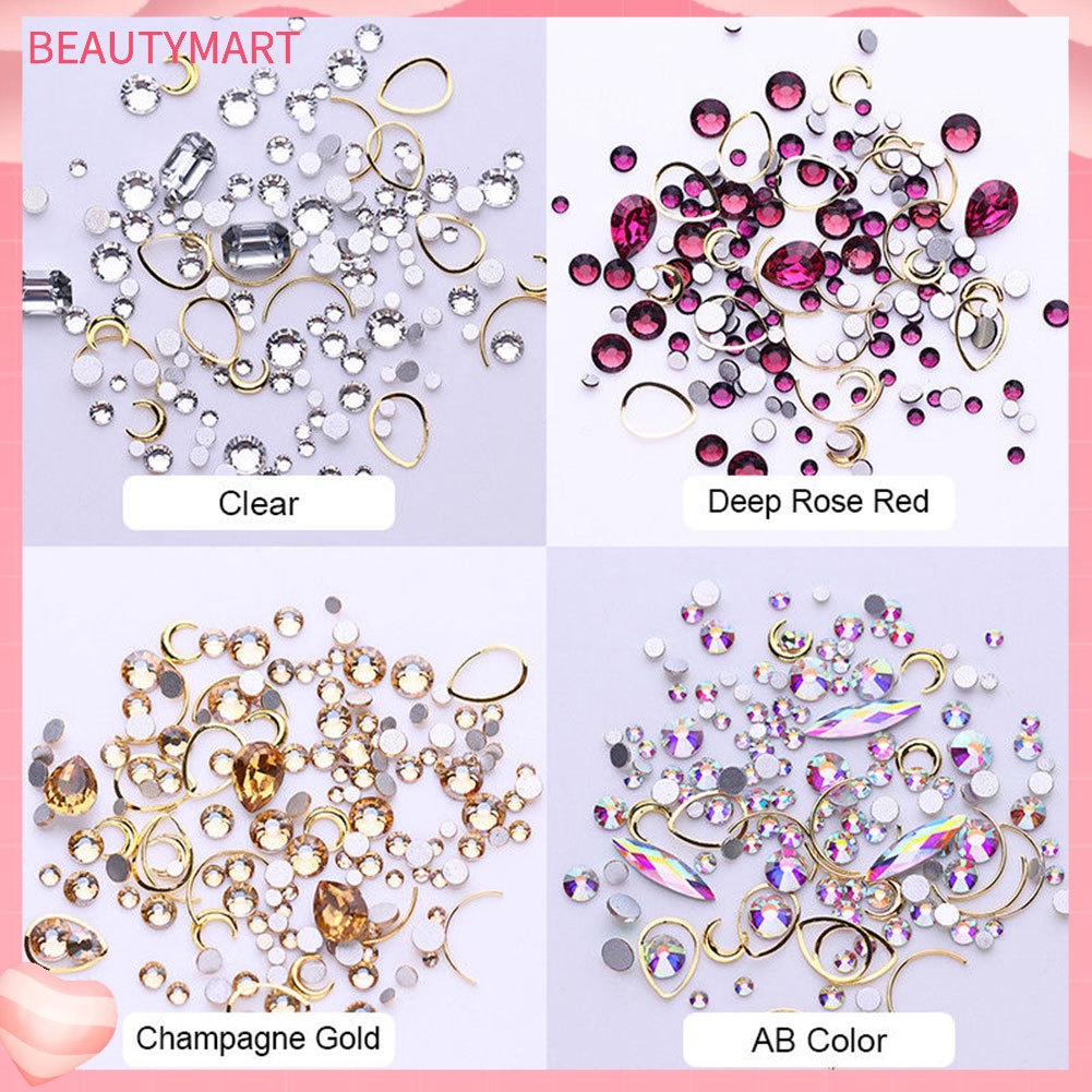 Hộp Phụ Kiện Trang Trí Móng Nghệ Thuật Bằng Hợp Kim 3D