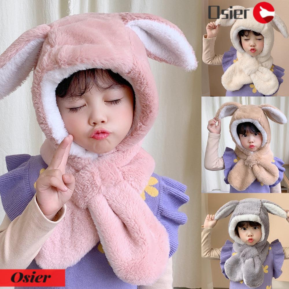 Mũ Trùm Đầu Giữ Ấm Họa Tiết Hoạt Hình Dễ Thương Cho Bé 1 Tuổi