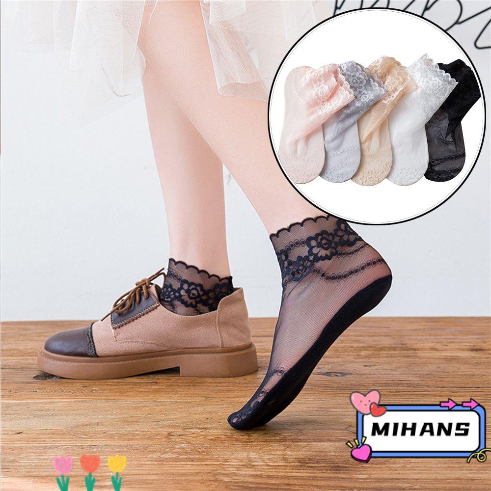 Tất Thuyền Phối Ren Hoa Thời Trang Mùa Hè Cho Phái Nữ