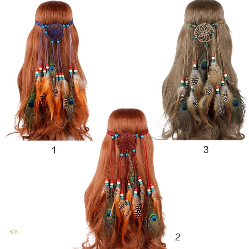 Vòng Bắt Giấc Mơ Đính Hạt Nhiều Màu Phong Cách Bohemian