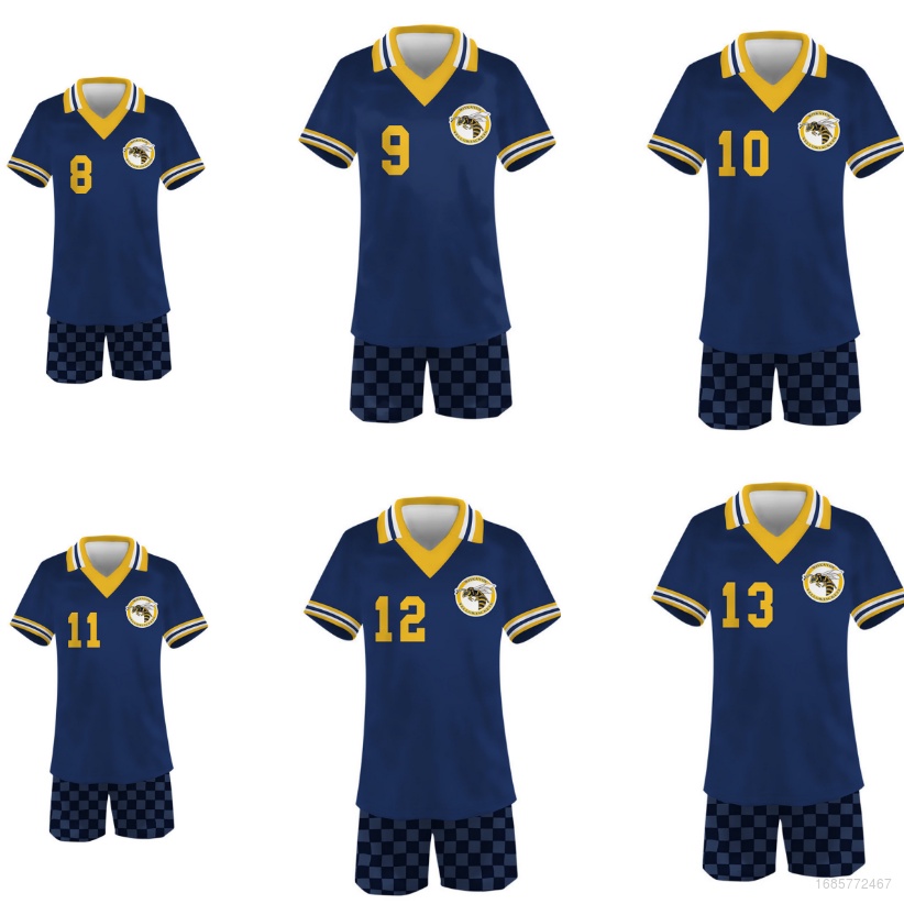 Set Đồ Thể Thao 2 Món Gồm Áo Thun Tay Ngắn Và Quần Ngắn Màu Vàng Ellen Goldjackets Mùa Giải Trí Cho Unisex Plus