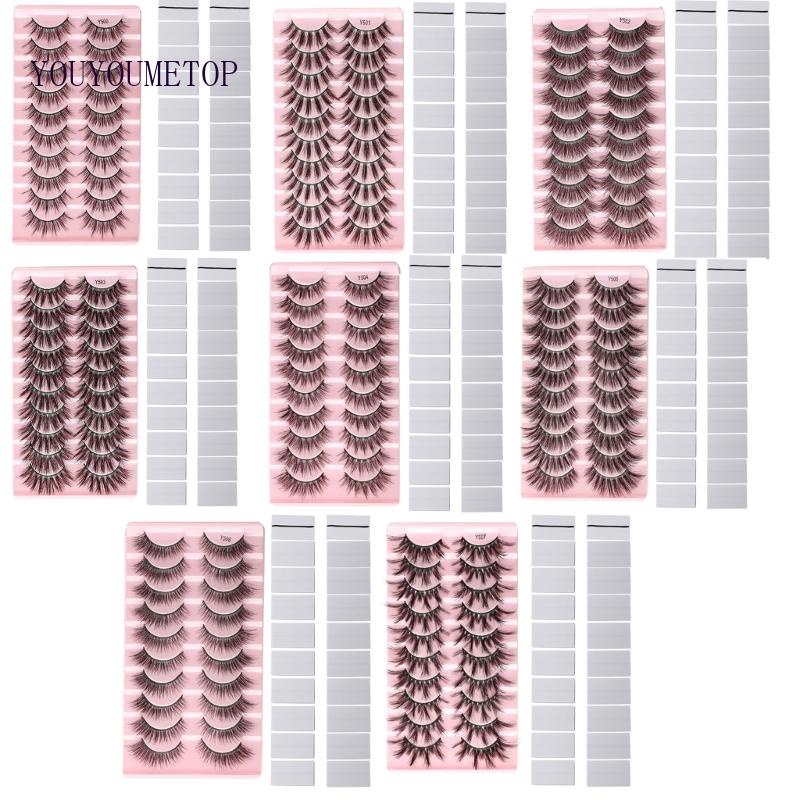 Set 10 Cặp Lông Mi Giả Trang Điểm Tự Nhiên YOUYO