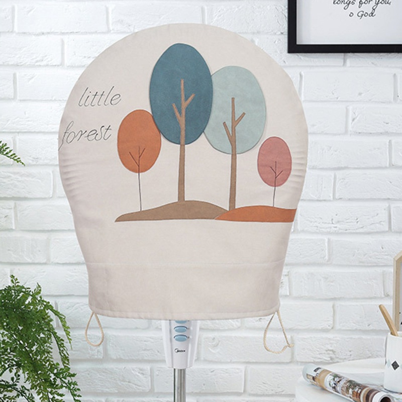 Vỏ Bọc Quạt Tròn Bằng Vải Chống Bụi An Toàn Cho Bé