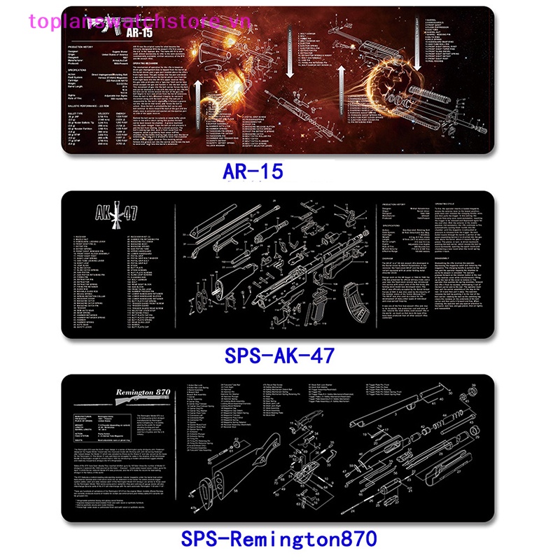 1 Thảm Vệ Sinh Súng AR15 AK47 Glock colt1911 SIG SAUER P320 M92