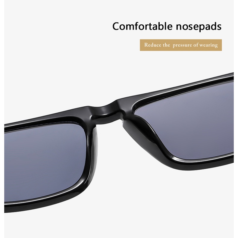 Kính Mát Gọng Vuông Nhỏ Cao Cấp Phong Cách Âu Mỹ Cổ Điển Thời Trang Mới Cho Nam Nữ