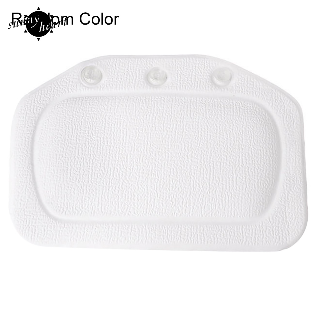 Sunnyheart Gối Kê Cổ Mềm Mại Thoải Mái Kèm Giác Hút Cho Bồn Tắm / Spa