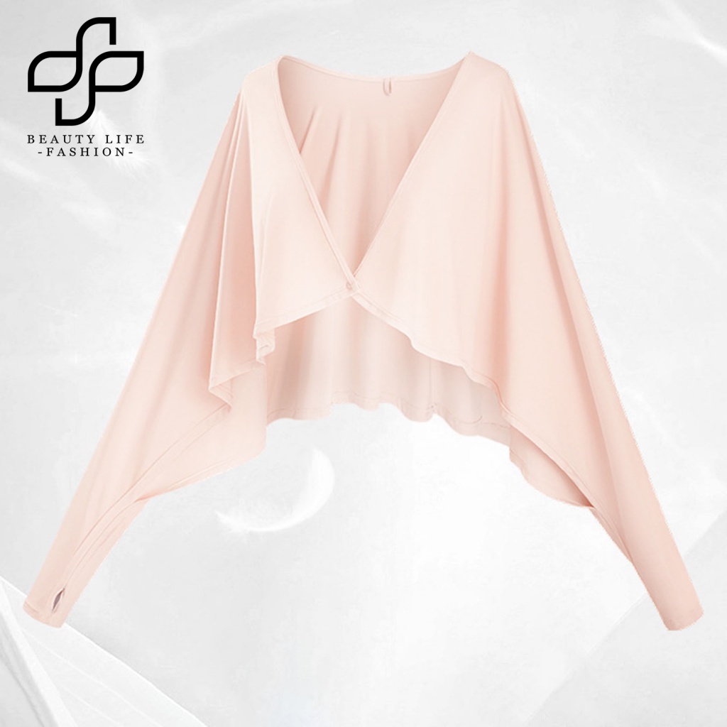 Áo Khoác Cardigan Chống Nắng UV Tay Dài Màu Trơn Thoáng Khí Thời Trang Mùa Hè Cho Nữ