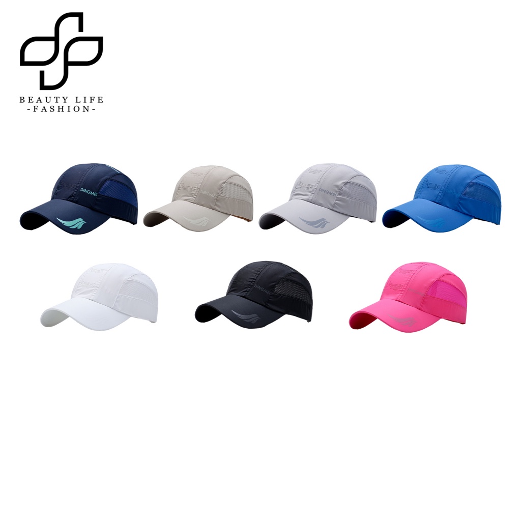 Nón Lưỡi Trai Thể Thao Phối Lưới Chống Nắng Họa Tiết Hình Học Có Thể Điều Chỉnh Cho Nam Và Nữ