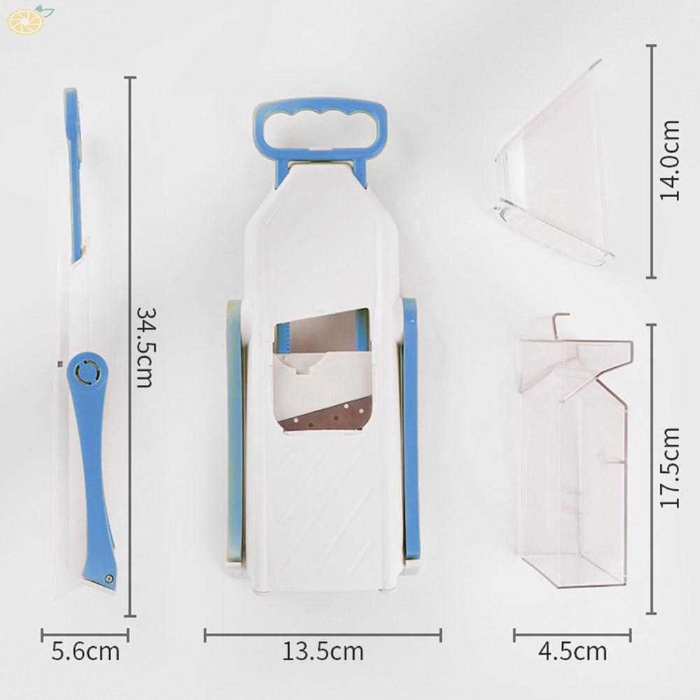 【VARSTR】Vegetable Slicer Adjustable For Onion Potato Kitchen Tool Not Hurting Your Hands