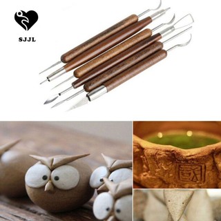 SJJL Bộ 6 dụng cụ điêu khắc đất sét chuyên nghiệp